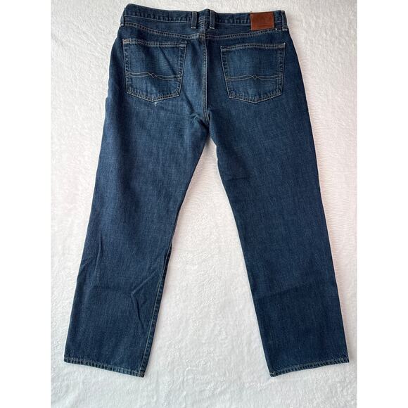 Lucky Brand 363 Vintage Straight Men 36x30 Dark Wash Jeans - Picture 8 of 9